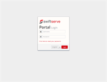 Tablet Screenshot of portal.swiftserve.com